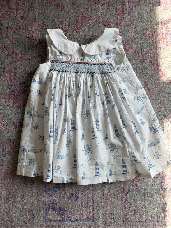 Shrimp & Grits Kids Other - Shrimp & Grits nautical dress